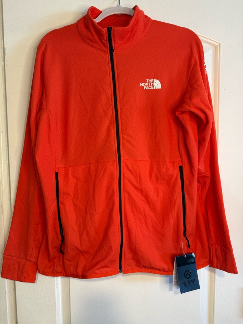 The North Face Women’s Bright Red Lightweight Full-Zip Jacket